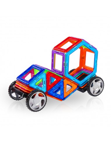 Klocki magnetyczne 3D konstrukcyjne zestaw 48 elementów