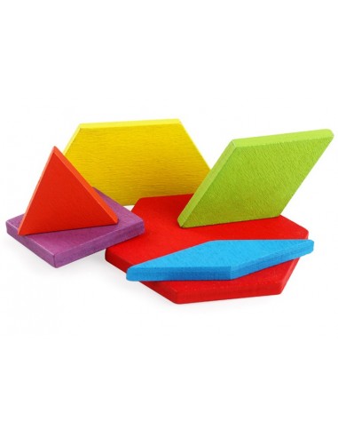Gra układanka klocki puzzle drewniane Montessori