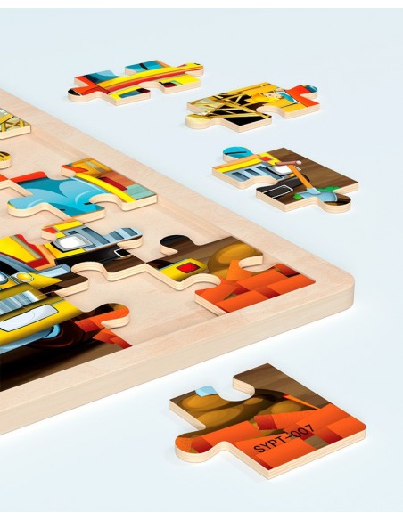 Puzzle drewniane "Pod wodą"