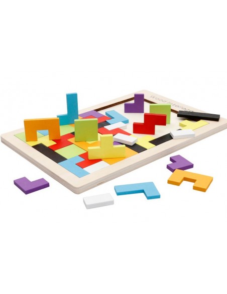 Układanka drewniana puzzle "Tetris"