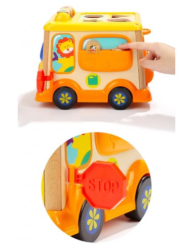 Drewniana Kostka Edukacyjna Sorter...