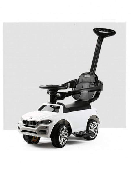 DUŻY JEŹDZIK CHODZIK PCHACZ  AUTO SAMOCHÓD  4 W1 CICHE KOŁA