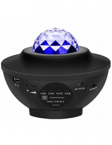 PROJEKTOR GWIAZD GŁOŚNIK BLUETOOTH...