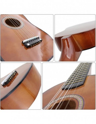 GITARA DREWNIANA AKUSTYCZNA 6...