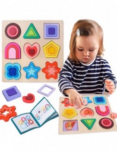 PUZZLE DREWNIANE KSZTAŁTY...