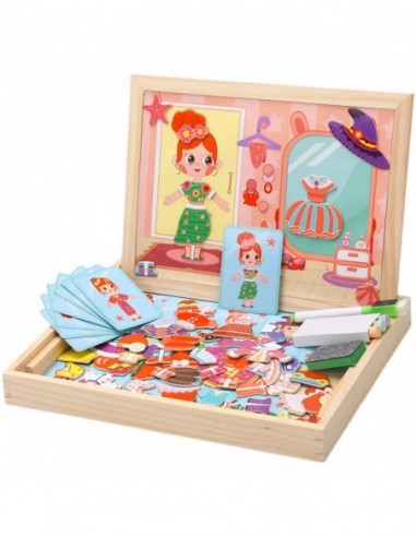 TABLICA MAGNETYCZNA MAGNESY PUZZLE...