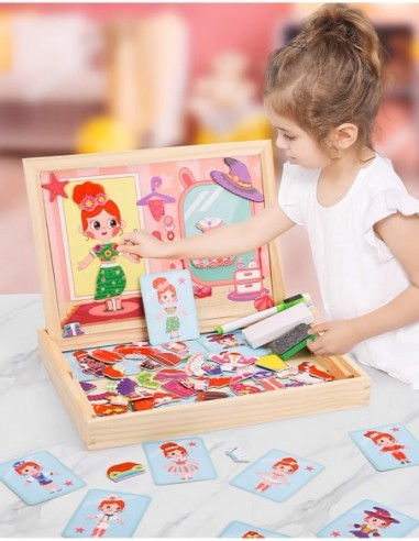 TABLICA MAGNETYCZNA MAGNESY PUZZLE...