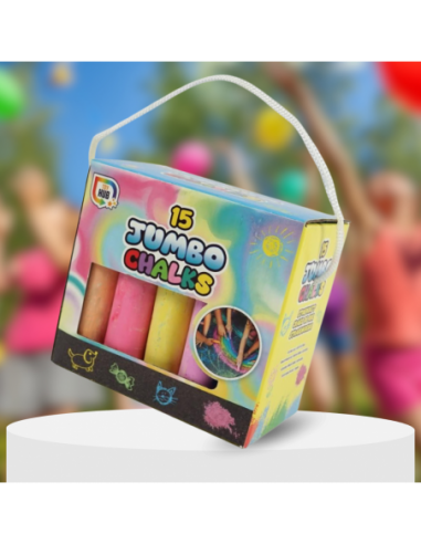 KREDA CHODNIKOWA GRUBA 15 SZT JUMBO W...