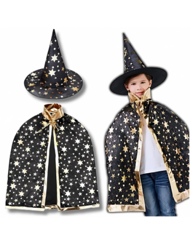 STRÓJ CZARODZIEJA MAGIKA HALLOWEEN...