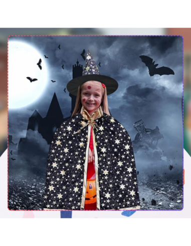 STRÓJ CZARODZIEJA MAGIKA HALLOWEEN...