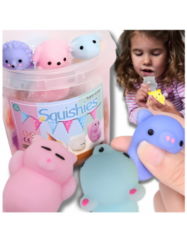 GNIOTEK MOCHI SQUISHY 12 SZT ZABAWKA...