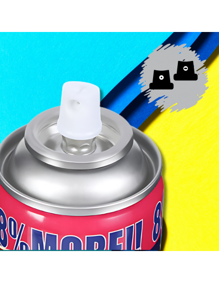 SERPENTYNA KONFETTI W SPRAYU NEON NA URODZINY IMPREZĘ FIOLETOWA 250 ML