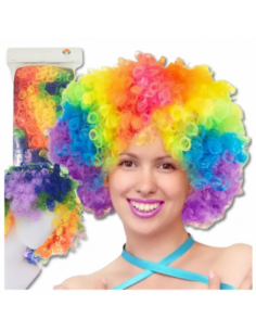 KOLOROWA PERUKA WŁOSY AFRO...