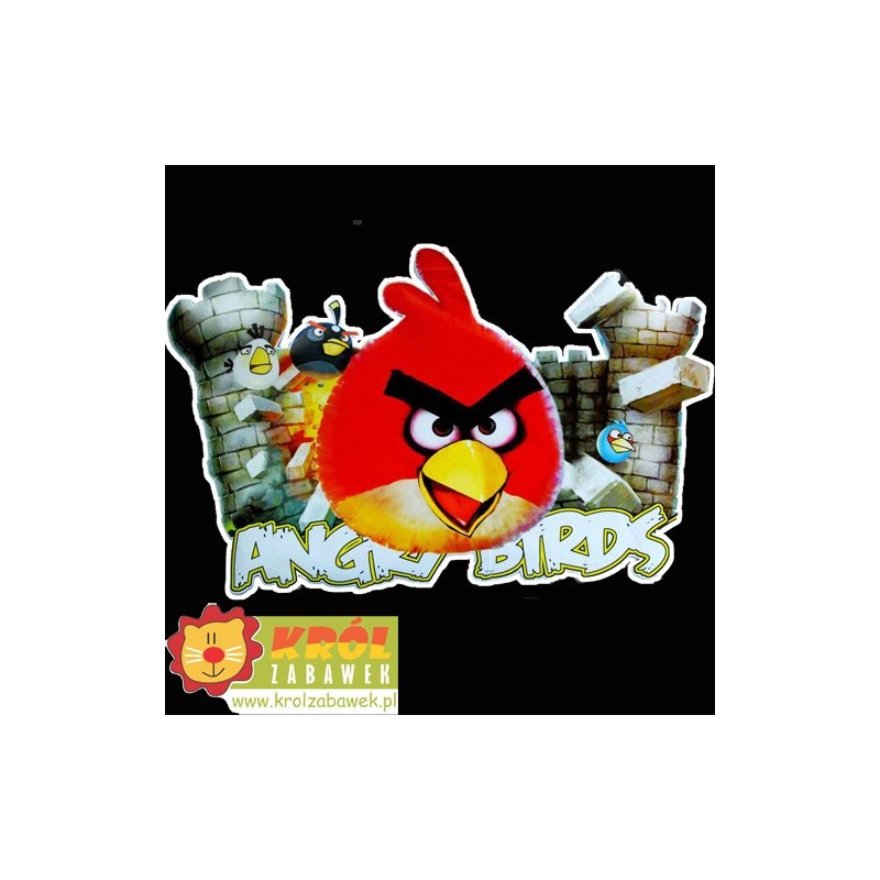 Duża naklejka na ścianę Angry Birds