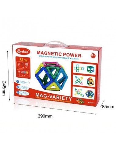 Klocki magnetyczne Onshine 32 szt.