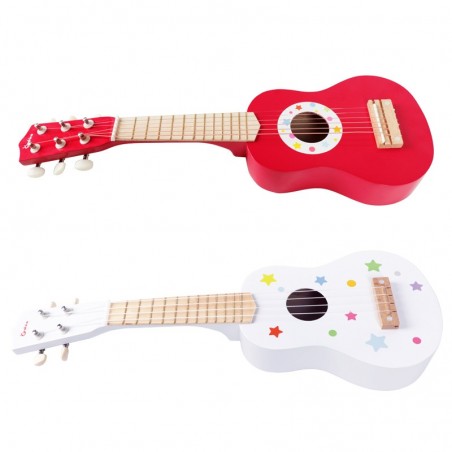 Gitara drewniana biała ONSHINE